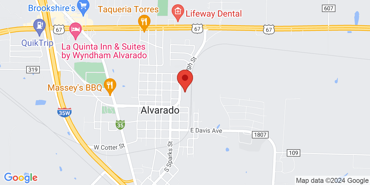 Map of Alvarado Public Library